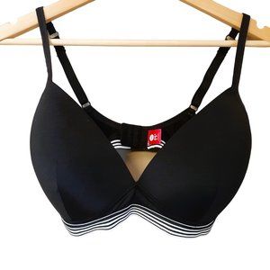 $4 WHEN YOU BUY 2 OR MORE ITEMS - PRETTY POLLY No wire bra Black Sz 38D